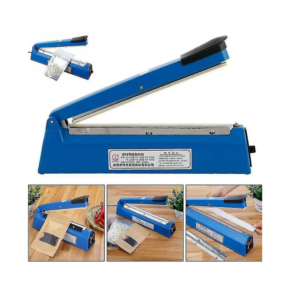 Hand Impulse Heat Heating Sealer Plastic Bag Film Sealing Food Machine Kit Tool