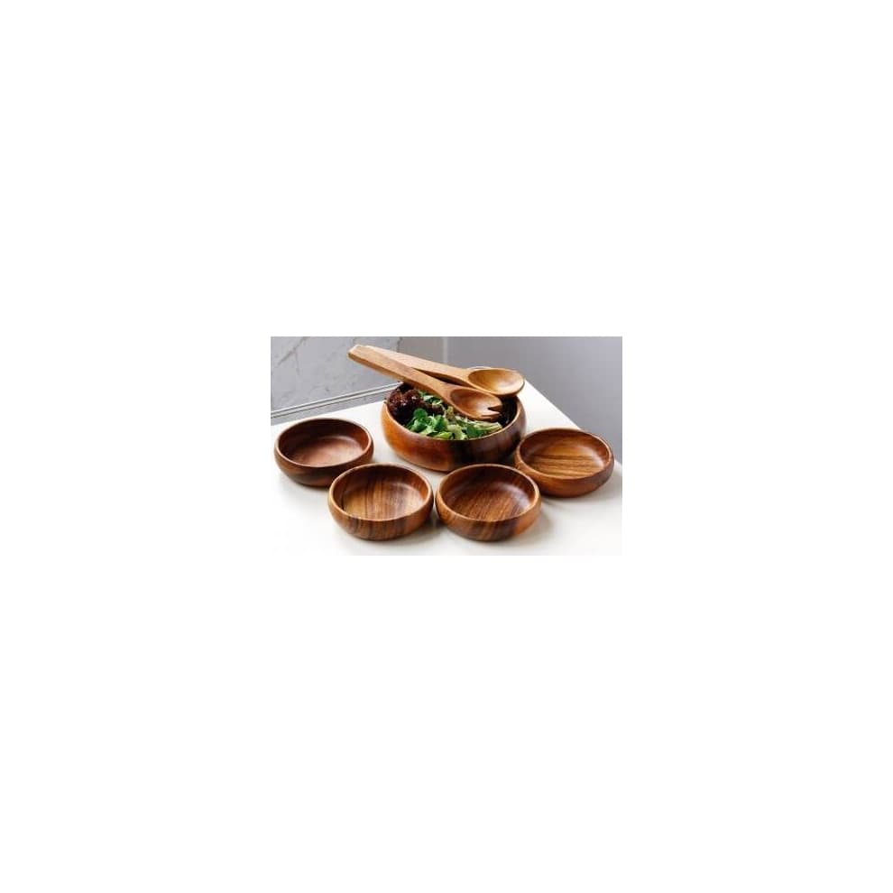 Acacia Wood Socorro 7Pc Salad Set