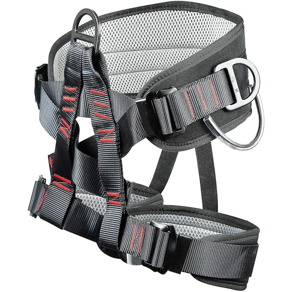 Adjustable Thickness Climbing Harness Half Body Harnesses For Fire Rescuing Caving Rock Climbing Rappelling Tree Protect Waist Safety Belts (blac