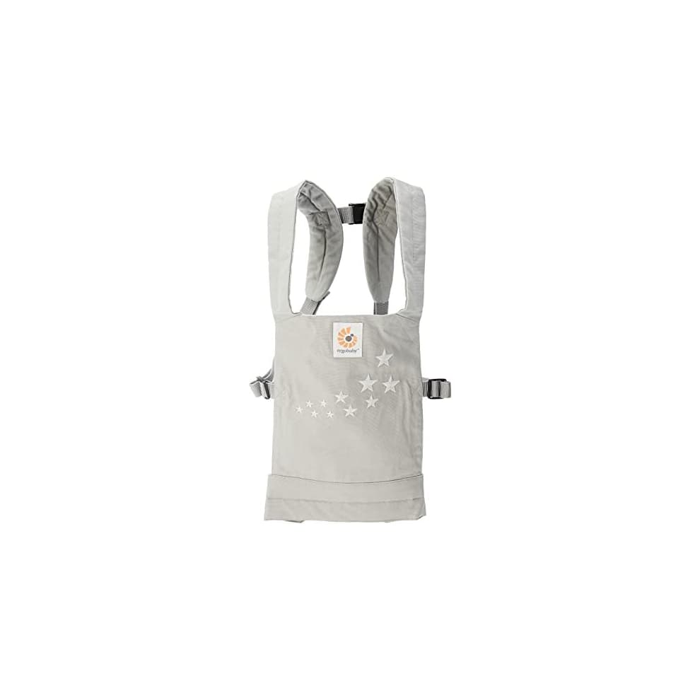 Baby Doll Carrier, Toddler Backpack for Dolls & Cuddly Toy for Children (1 -3 yrs), 100% Cotton, Galaxy Grey