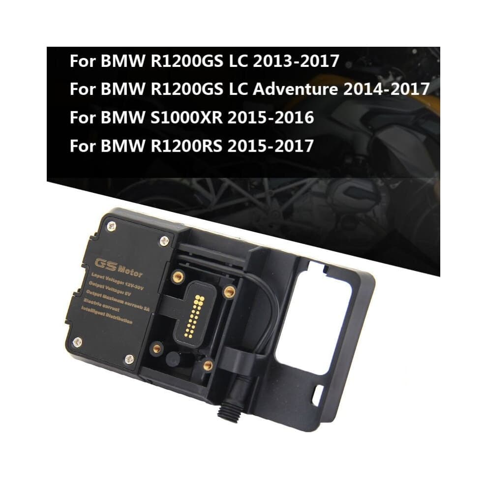 Motorcycle USB Charger Mobile Phone Holder Stand Bracket for BMW R1200GS