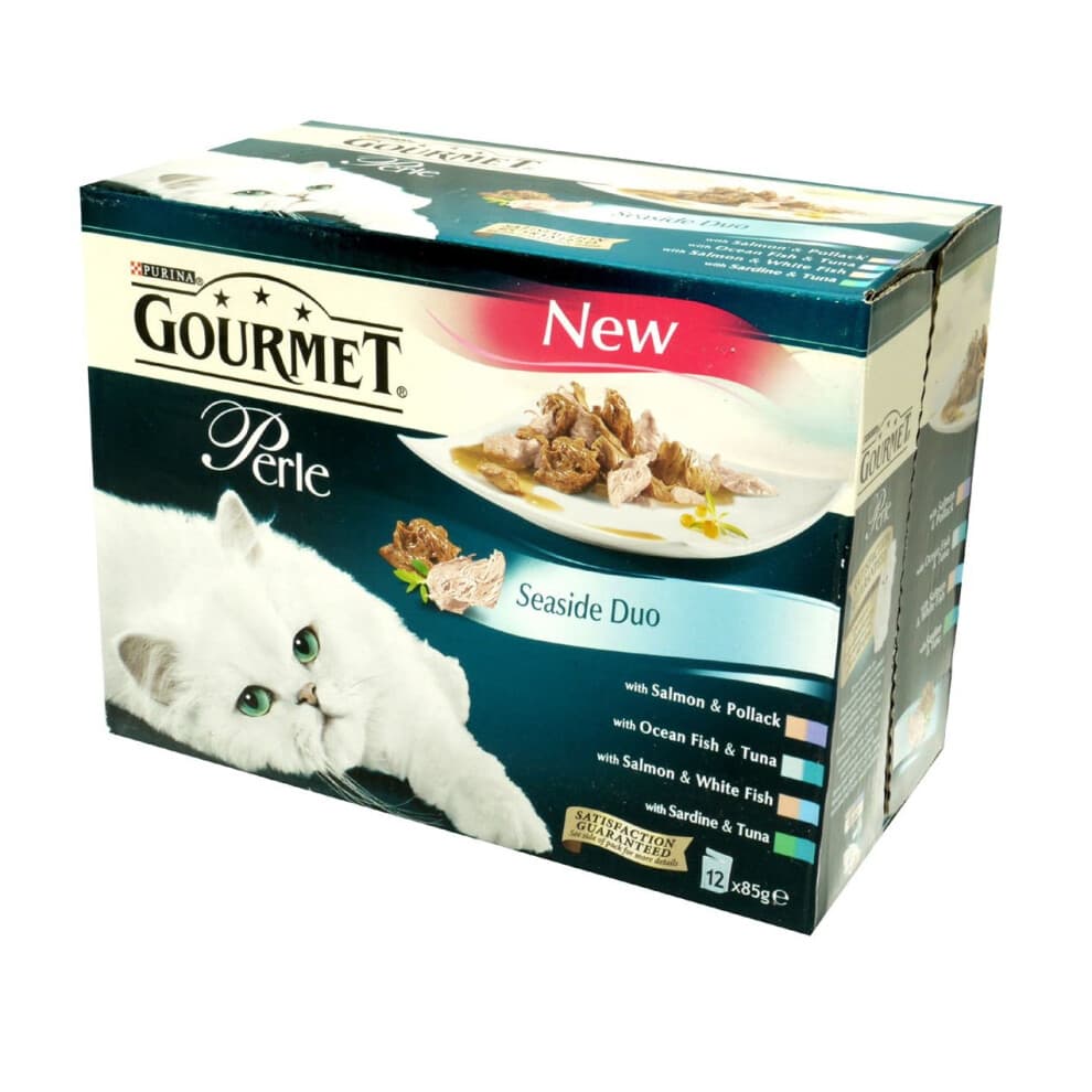 Gourmet Perle Pouch Seaside Duos 12x85g (Pack of 4)