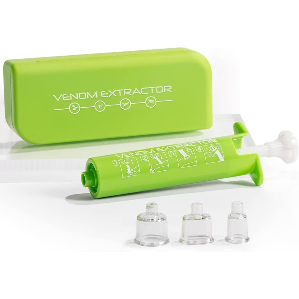 Bites Relief Suction Tool, Vacuum Venom Extractor For Mosquito Bee Snake Bite, Itch Relief Venom Sucker Emergency Poison Remover For Hiking