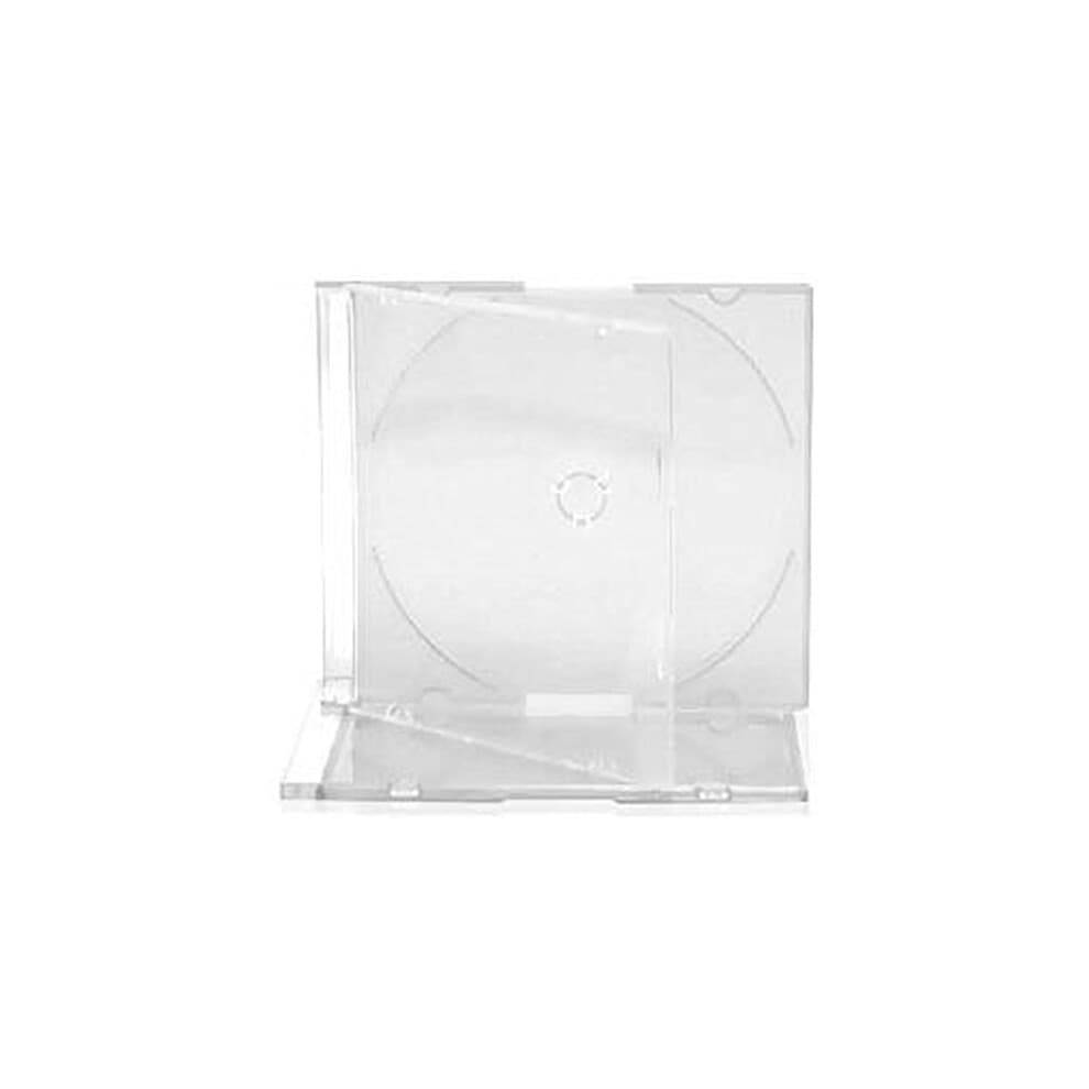 CD / DVD Slimline Jewel 5.2mm Cases for 1 Disc With Clear Tray (Pack of 25)