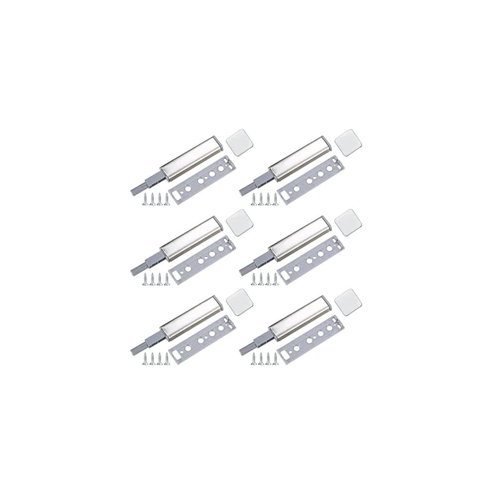 Push to Open Door Catches, Push Door Closer Catches Latches Release, Soft Close Magnetic Door Catch, Kitchen Cupboard Cabinet Drawer Wardrobe Doors