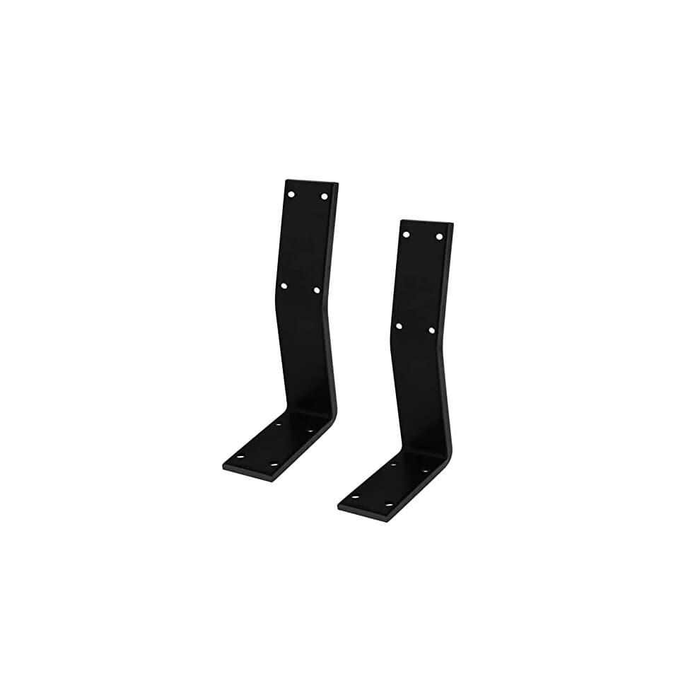 2 PCS Heavy Duty Steel Backrest Brackets for Seat Bench, Bed, Backrest, Steel Thickness 7.5mm(Matte Black, Size: 130 x 50 x 335 mm)