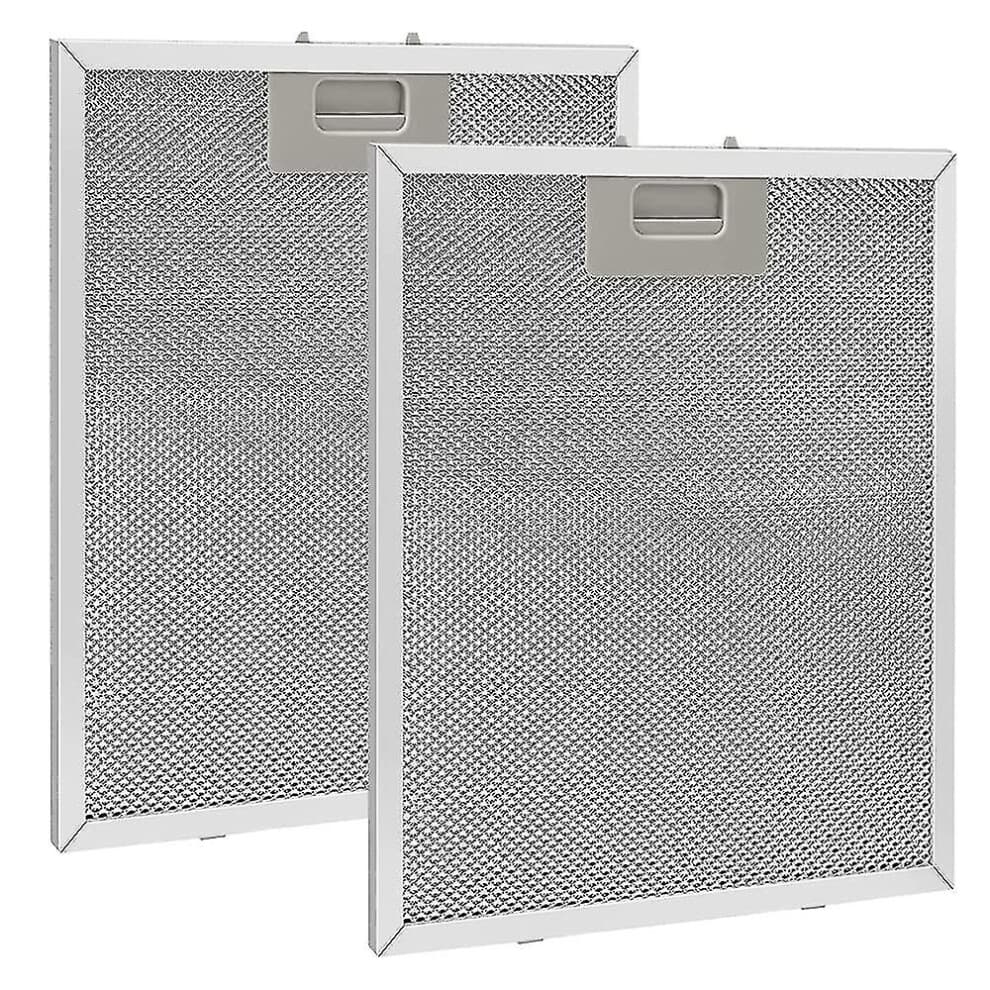 Pieces Metal Grease Filter For Cooker Hood 320x260mm, Mesh Filter Cooker Hood Accessory For Kitchen Hoods - Silver
