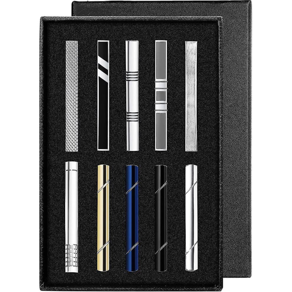 Men's Tie Clip Set Tie Clip Wedding Business Band Gift Box