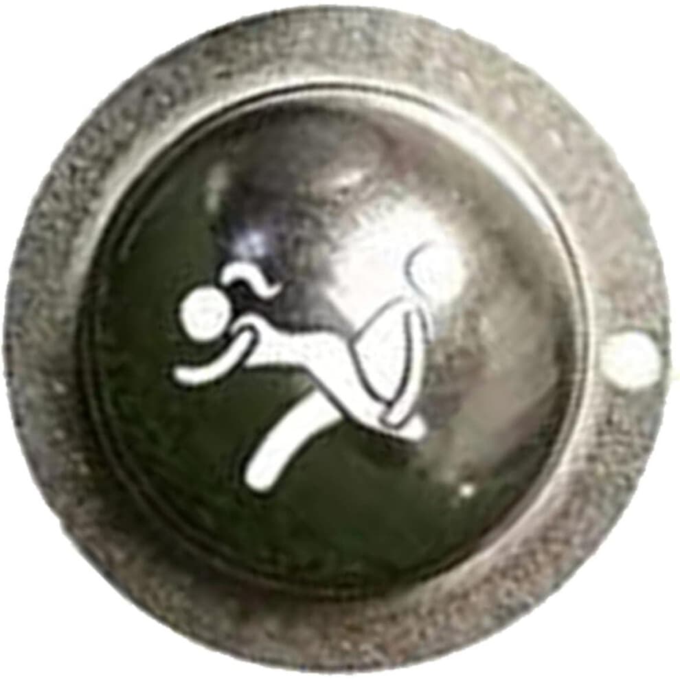 (one) Golf Ball Marker Template Customization, Personalized Fun Adult Signal Metal Golf Ball Marker Stamp Alignment Drawing Tool For Men Women, Golf A