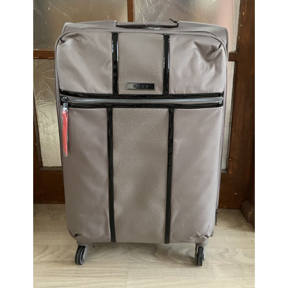 DKNY Autograph 25" Medium Upright Suitcase Holiday Travel - Ash Grey