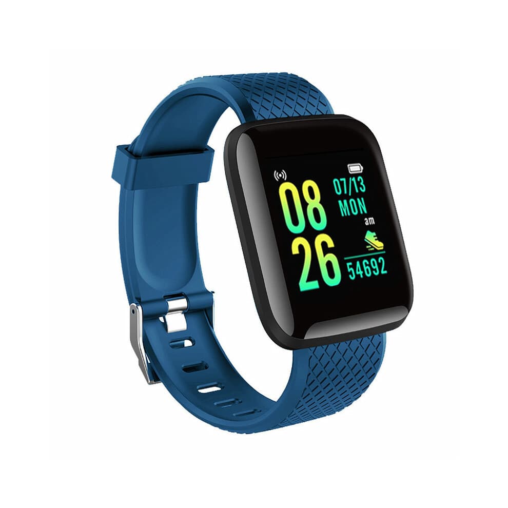 (Blue) 2023 Smart Watch Adult Blood Pressure Waterproof Smartwatch Adult Heart Rate Monitor Fitness Tracker Sport Watch For Adult