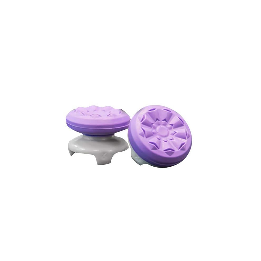 (Galaxy Purple 21) 1 Pair Performance Thumbsticks Joystick Thumb Grips for PS5 PS4 Game Controllers