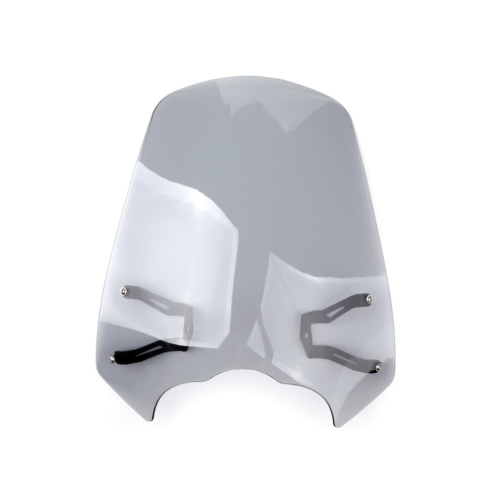 (Gray) Topteng Windscreen Windshield Screen w/ Bracket For 2015-2023 Kawasaki