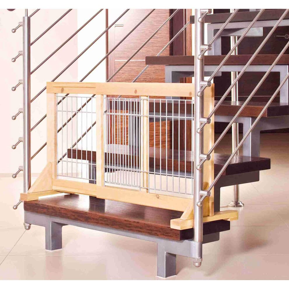 Dog Barrier Birch 63-108x50x31 Centimetres