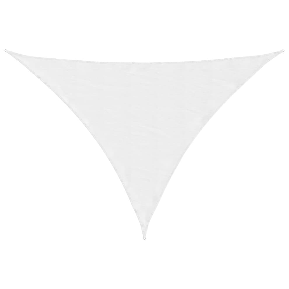 vidaXL Sunshade Sail Oxford Fabric Triangular 3.5x3.5x4.9 m White Sunscreen