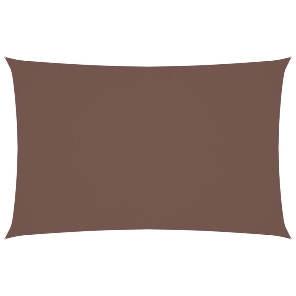 vidaXL Sunshade Sail Oxford Fabric Rectangular 2x4.5 m Brown Sunscreen Canopy