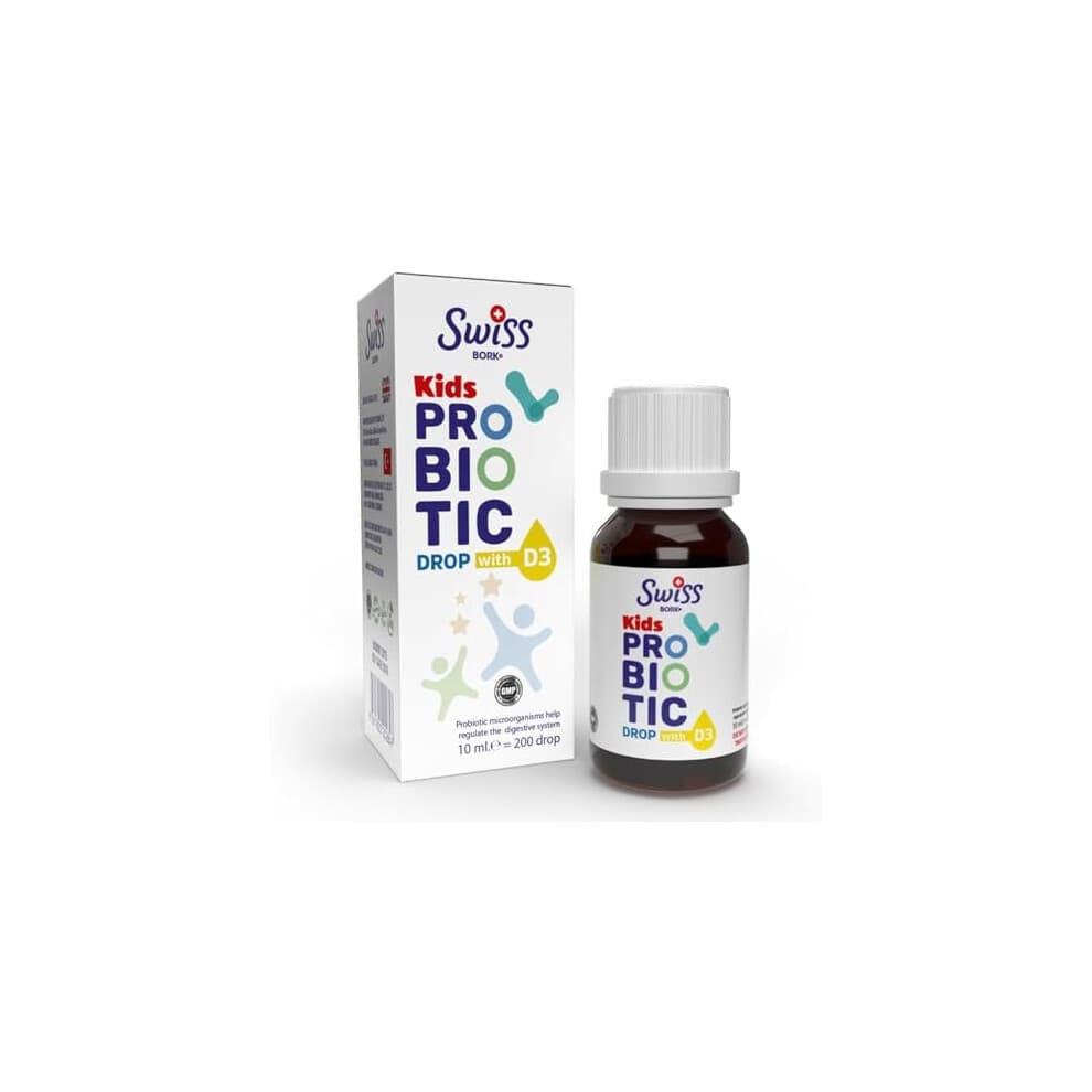 Baby Probiotics Drops with Vitamin D3 — Kids Probiotics for Gut Health, Effective Digestive Support, and Colic Relief - 10ML Probiotics for Children