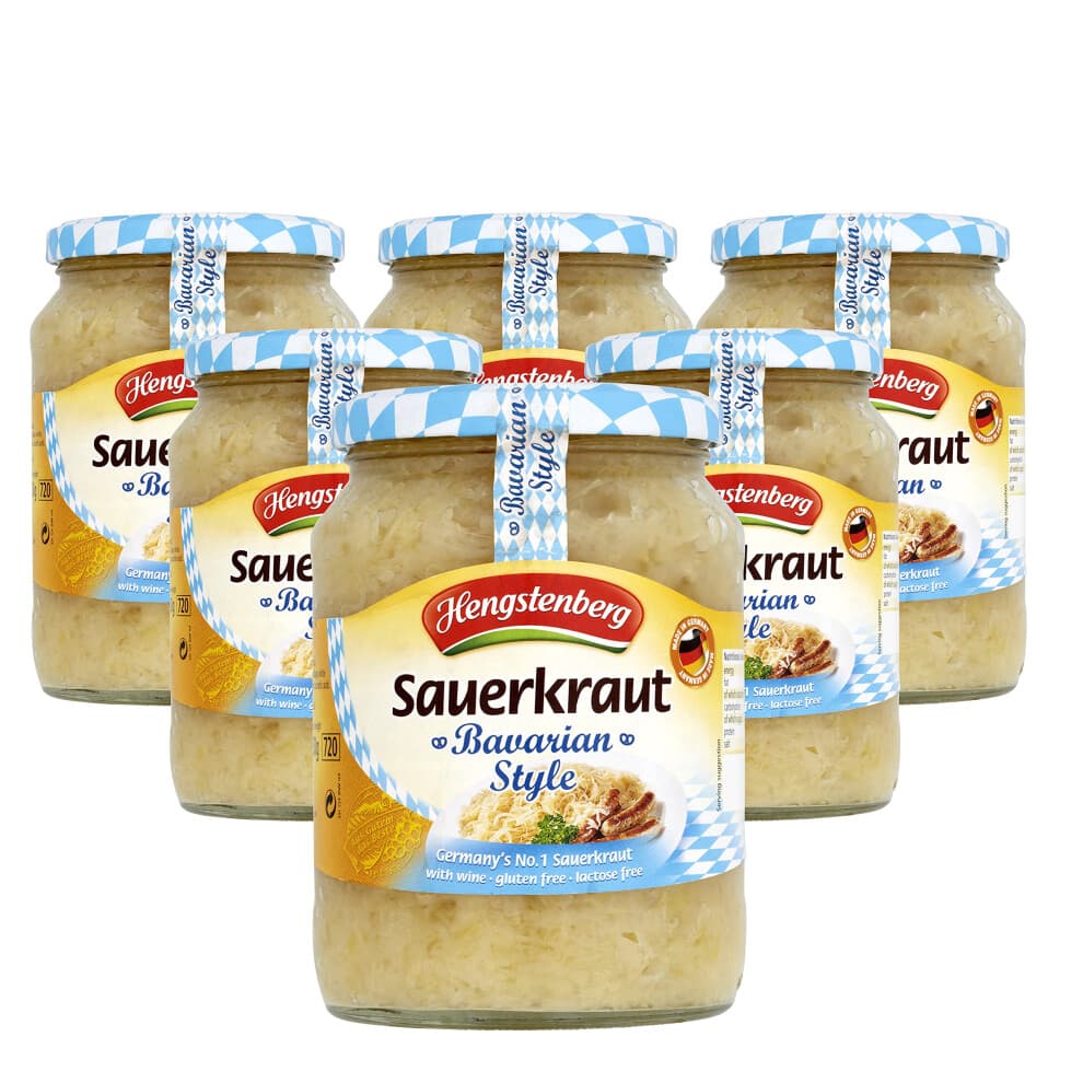 Hengstenberg Sauerkraut 680 g (Pack of 6)