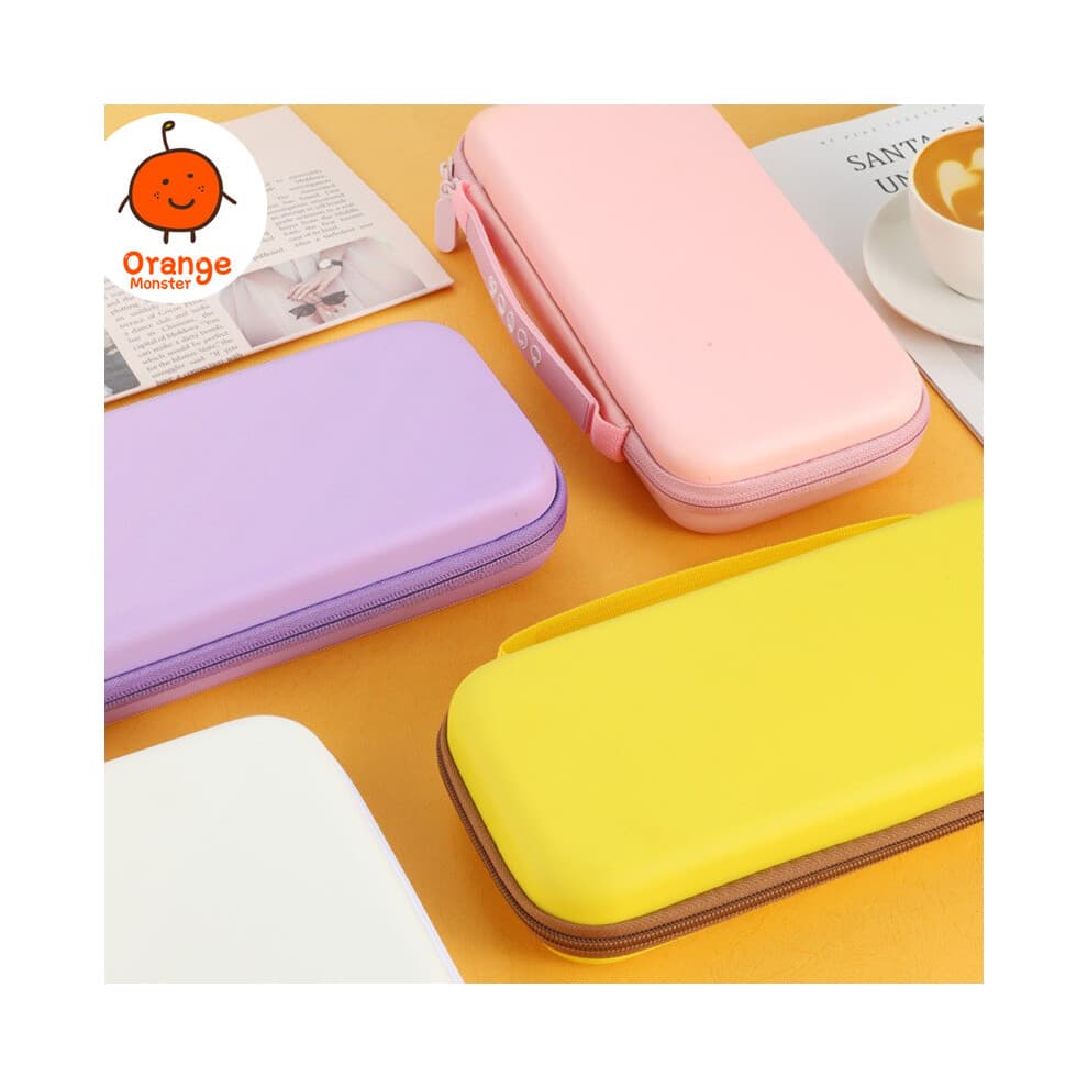 (Yellow) Multifunctional Storage Bag EVA PU Material Case For NS Switch/Oled Washable