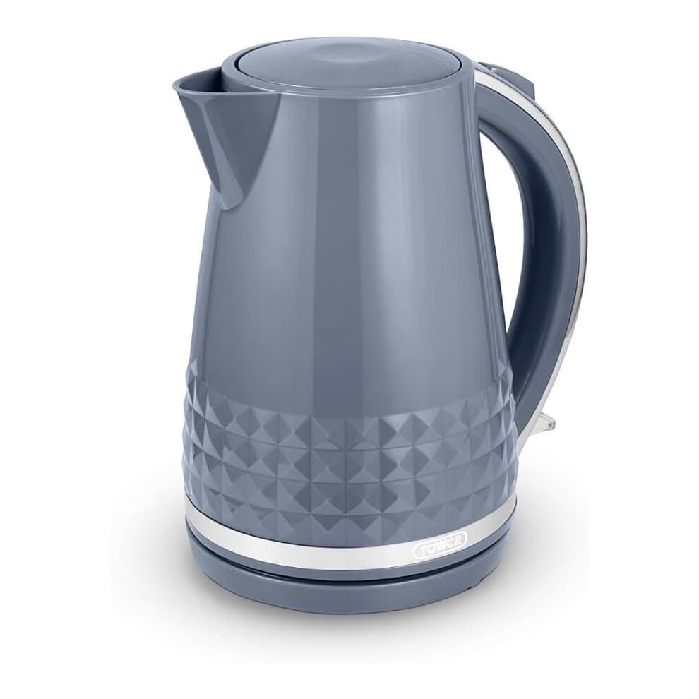 Tower Solitaire Kettle Rapid Boil Technology Chrome Accents T10075GRY