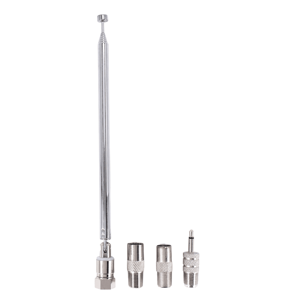 Rod Antenna 3.5mm Adapter FM Radio Antenna F Type Male Plug Connector