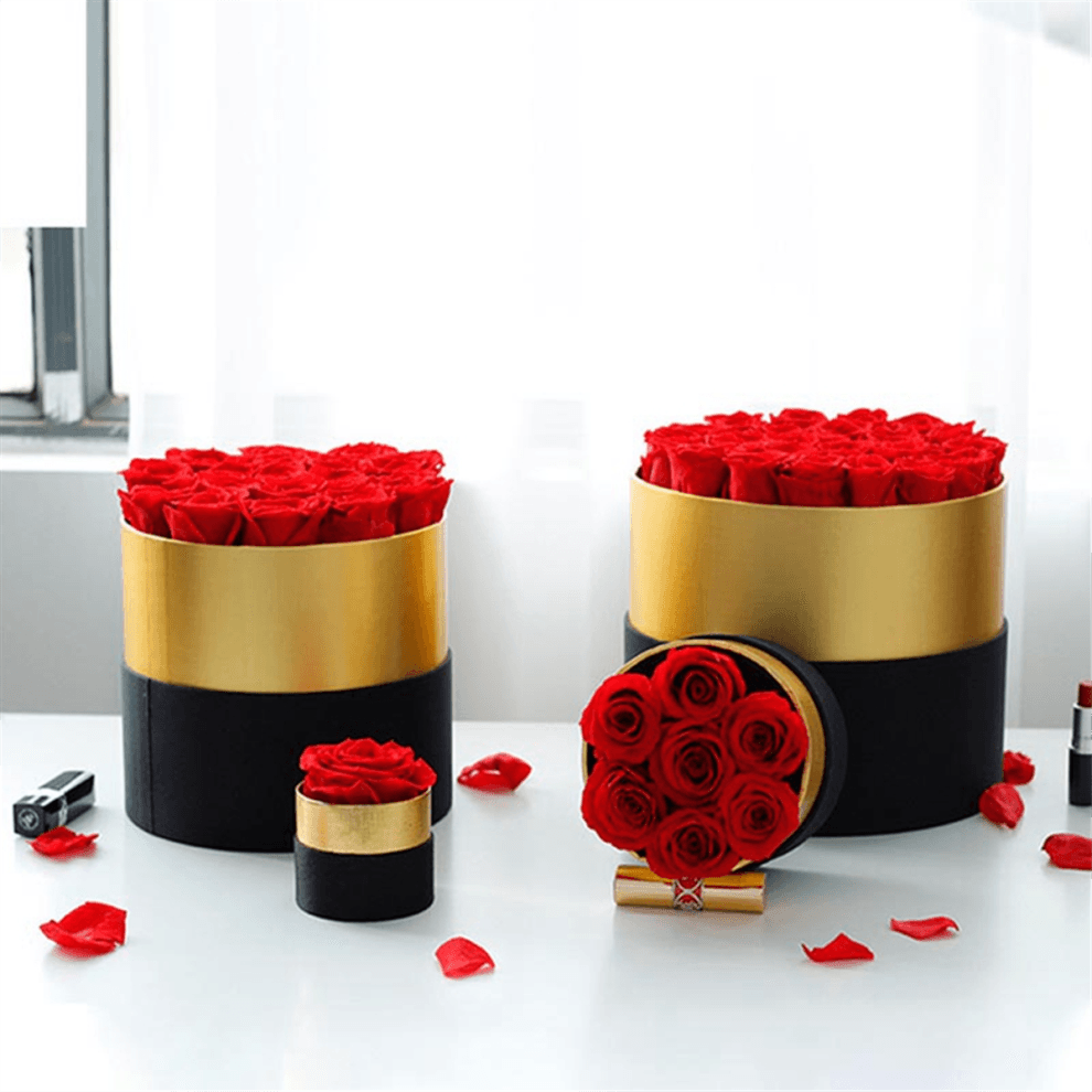 Romantic Level A Eternal Rose in Box Gifts Valentines Day Wedding-D