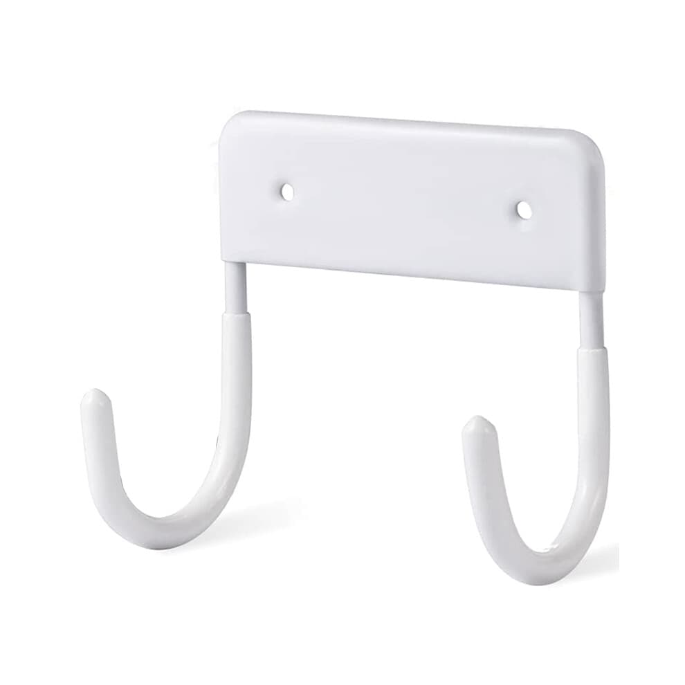 Ironing Board Hanger, Hook, Wall Mounted Holder, Large & Small (Matte White)