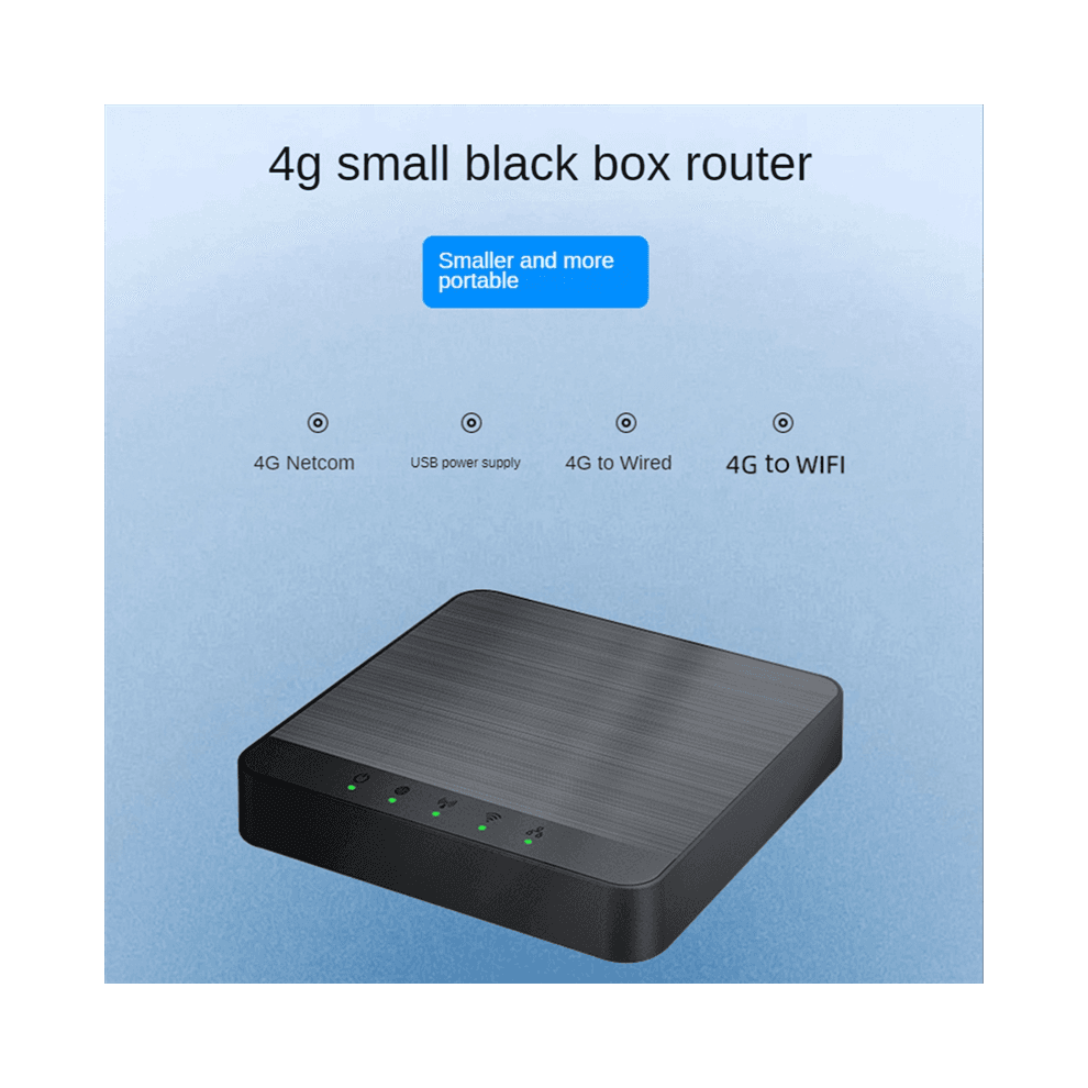 4G Wireless LTE Internet Router with Sim Card Slot Unlocked Mobile Hotspot Modem WiFi TypeC Port 300Mbps Lan