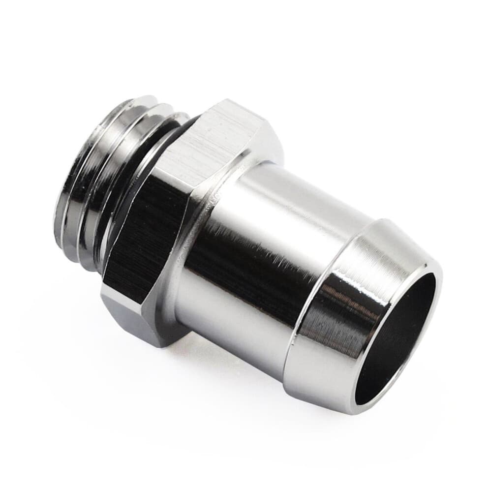 XSPC G1/4"""" to 1/2"""" Barb Fitting for Soft Tubing  Chrome