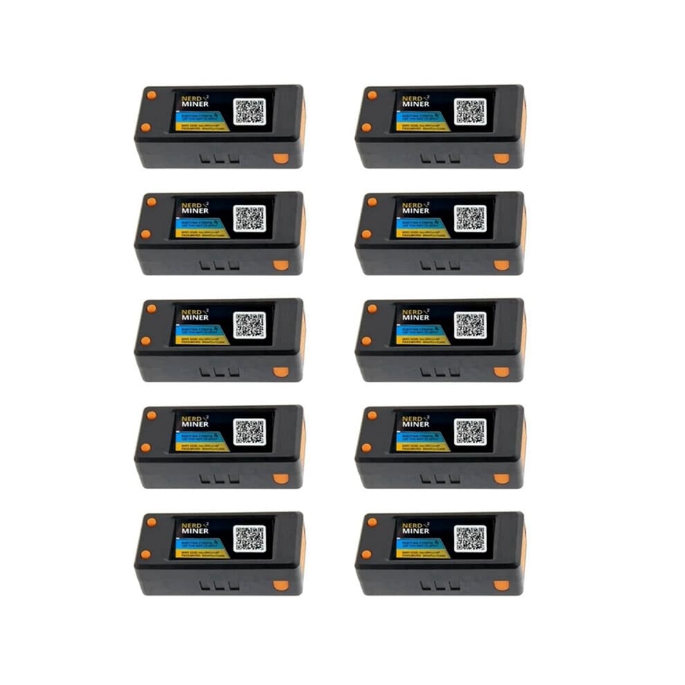 Bitcoin Nerd Miner v2.0 T-Display-S3 BTC Solo Lottery Nerdminer