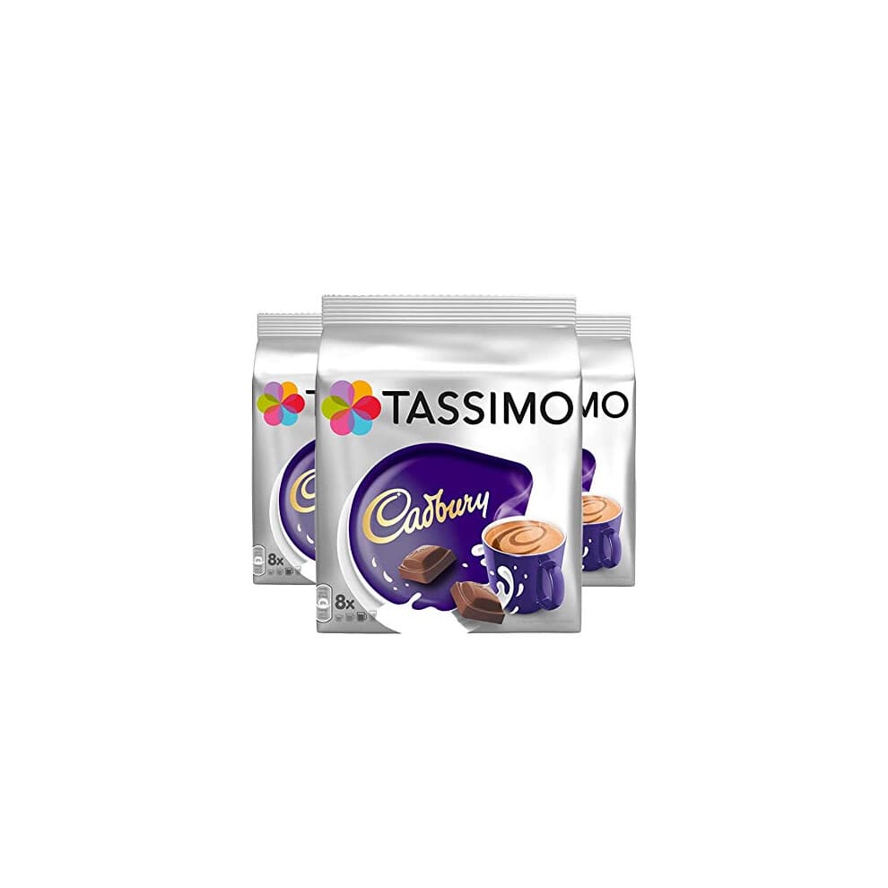 CADBURY Hot Chocolate x3 Packs, Total 24 T Discs Capsules