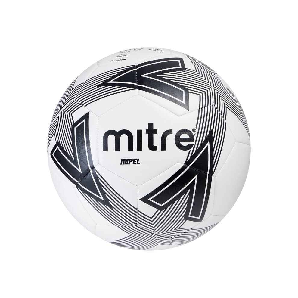 Mitre Impel Training Football,White/Black, 5