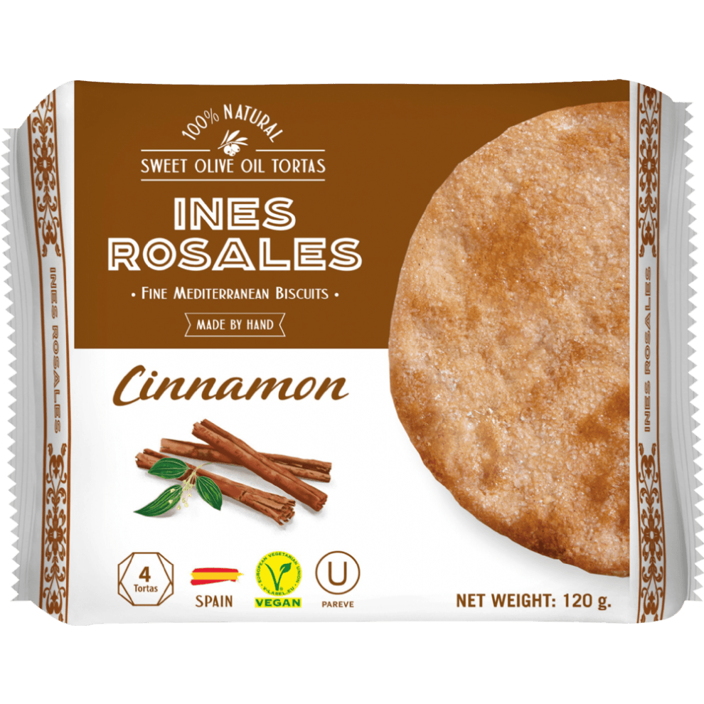 Ines Rosales Sweet Olive Oil Tortas With Cinnamon 120G