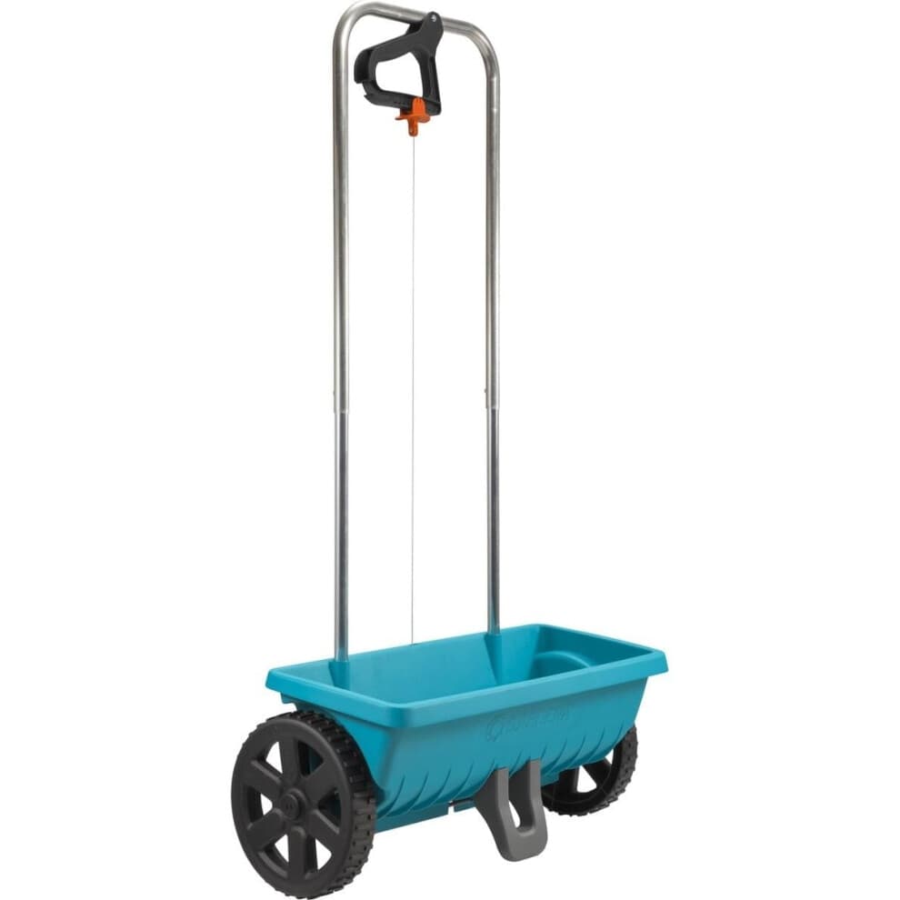 Gardena Spreader L: Universal Spreader for Delivering Fertiliser, Seeds and Salt, 45 cm Spreading Width, for About 400 m sq of Lawn Area, 12.5 Litre