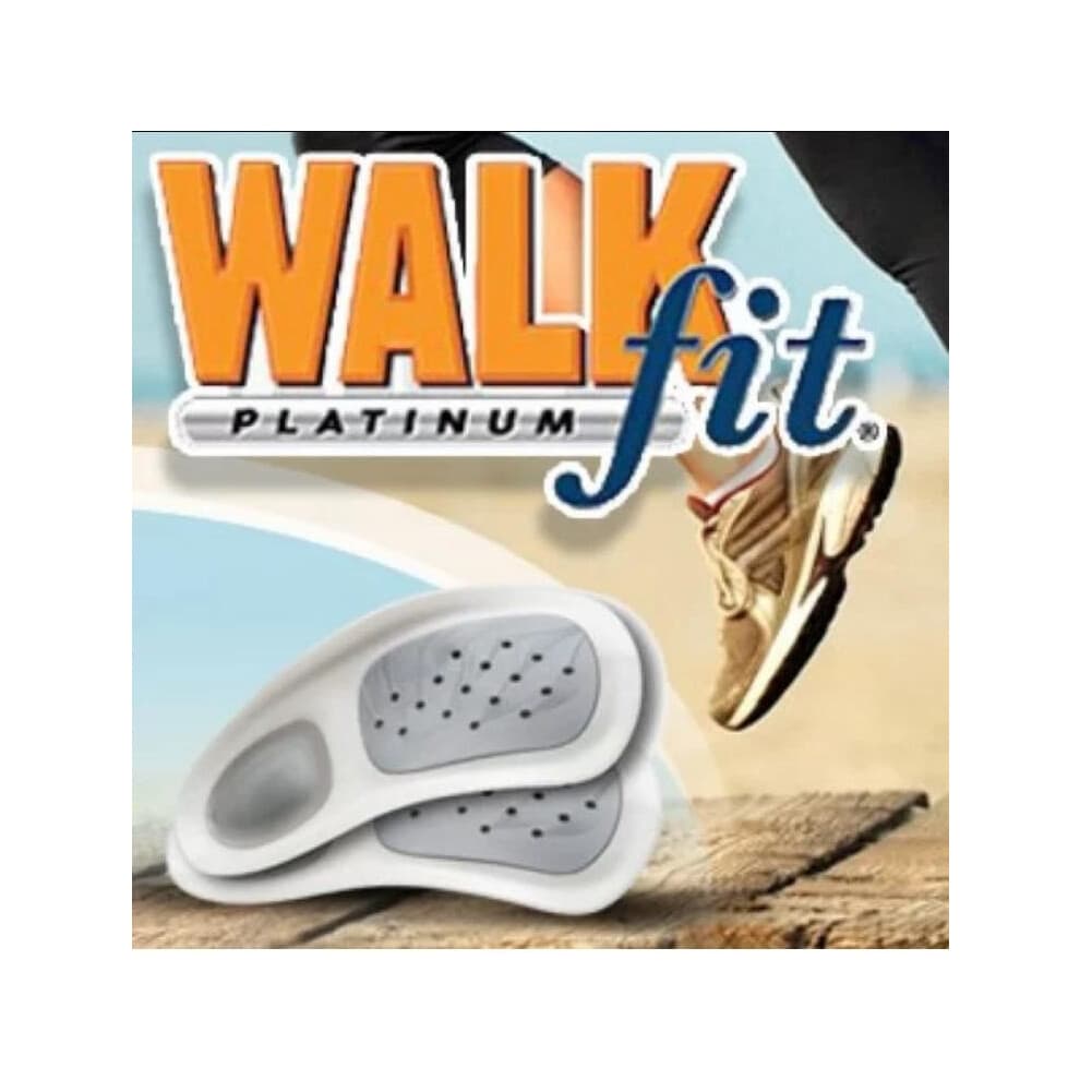 ( F(EU40-EU42)) Walkfit Orthotics Platinum Flat Foot Insole Orthopedic Insole As Tv Seen On