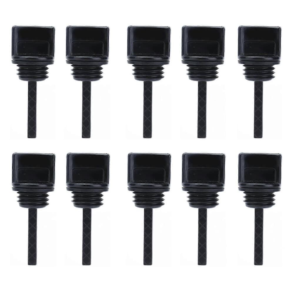 (As show, One size) 10Pcs Oil Dipstick ABS Dipsticks Replacement for GX160/168F/2KW Gasoline Engine Accessories