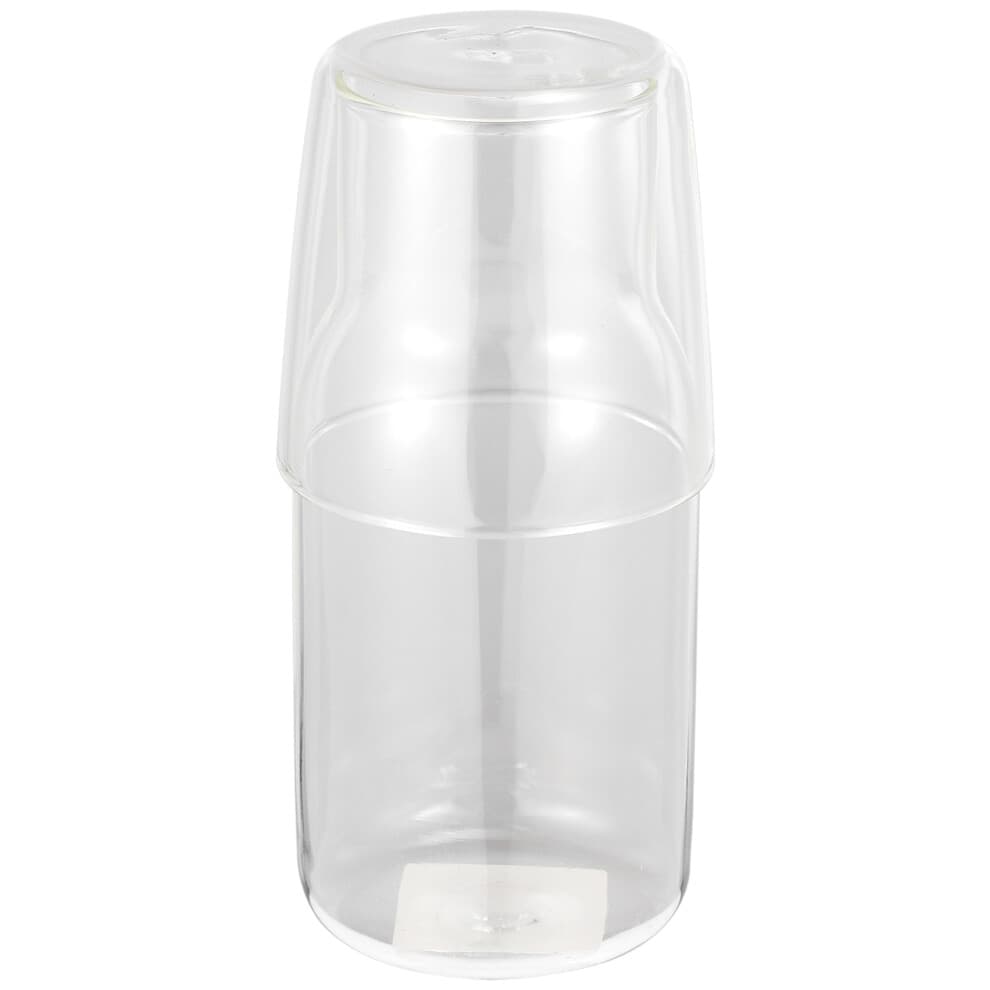 Water Carafe with Tumbler Glass Cold Hot Bottle Cup Sets Bedside Pitcher High Temperature Resistance