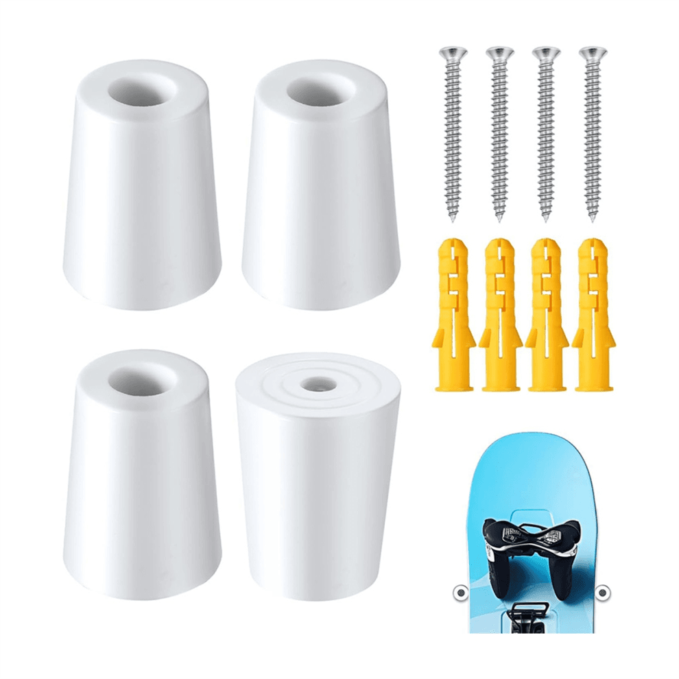 4-Piece Vertical Ski Hanger with Screw Expansion Anchors B