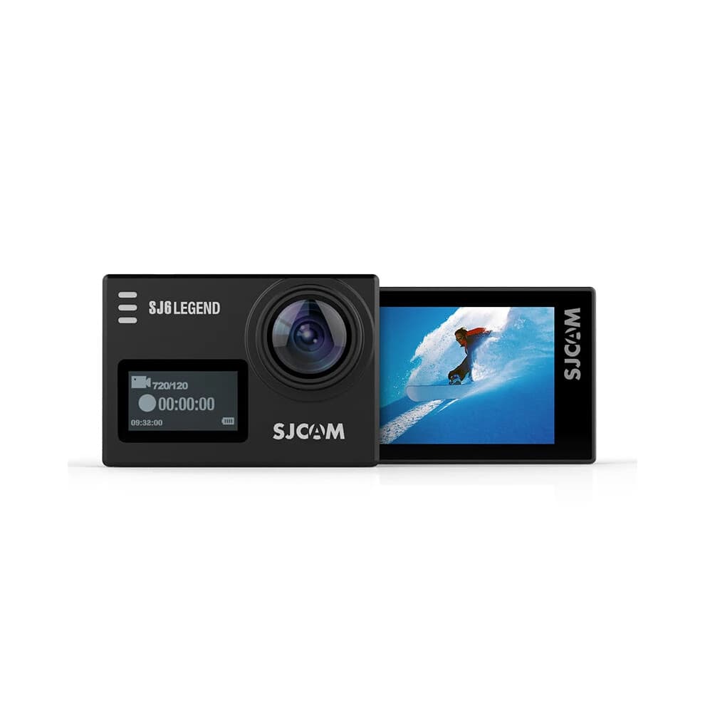 SJCAM SJ6 Legend 4K Action Camera with Gyro Stabilization, Waterproof Design, 2.0 Touch Screen, and NTK96660 Chipset