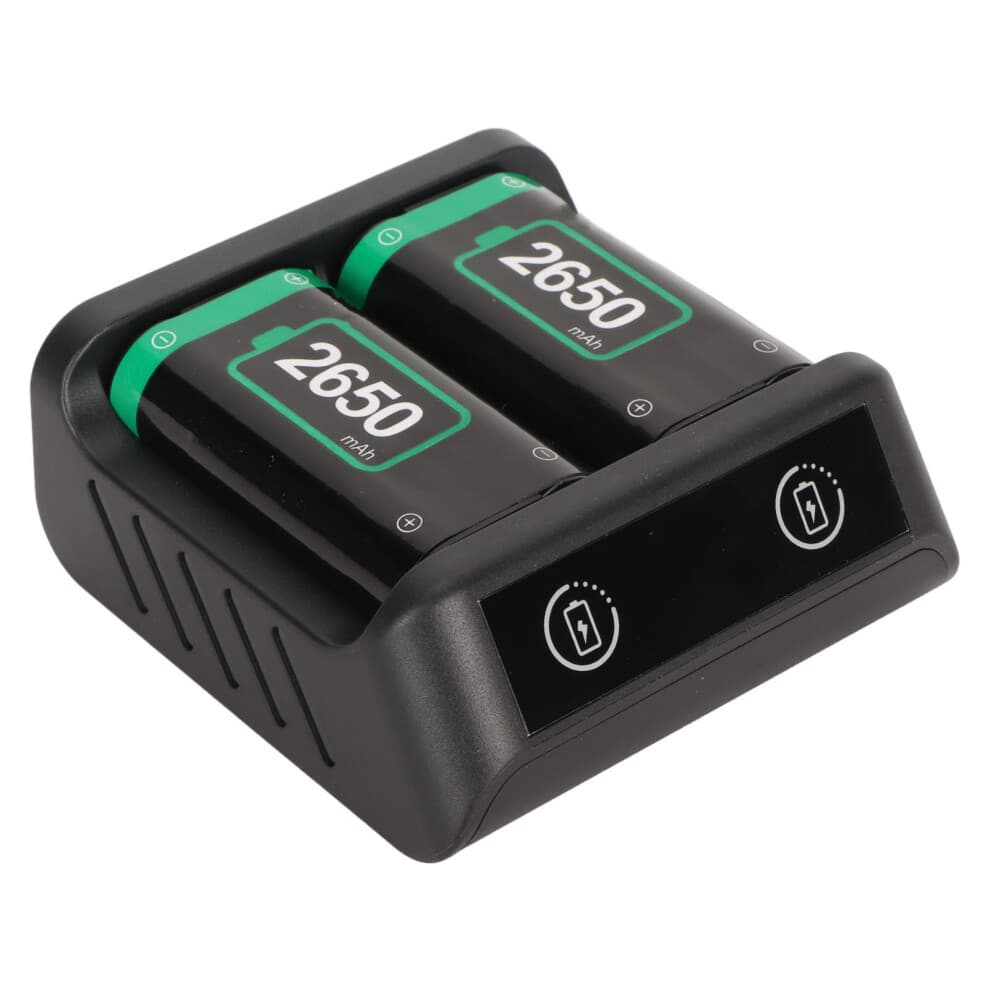 Fast Charge Controller Battery Pack for Xbox 2pcs 2650mAh Rechargeable Battery Pack with Charger for Xbox One Series S
