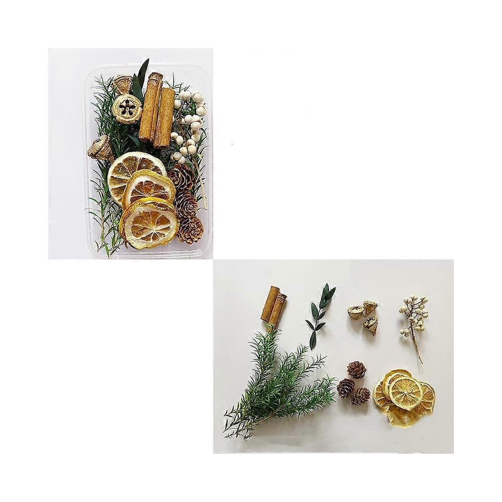 (As show, One size) Dried Flowers Eternal Flower Scented Candle DIY Flower Material Children's Dried Flowers Picture Frame Fan Material PackageSty