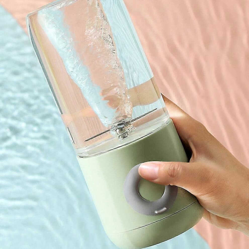 (As show, One size) Portable Electric Juicer Cup Household Mini Rechargeable Smoothie Fruit Blender Outgoing Extractor Food Extractor Small Household
