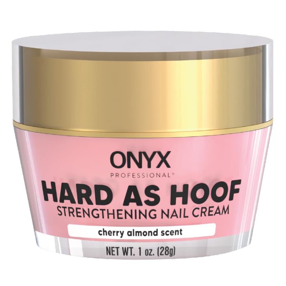 Onyx Professional Hard as Hoof Nail Strengthening Cream, Shea Butter Scent - Nail Growth & Conditioning Cuticle Cream Stops Splits, Chips, Cracks & St