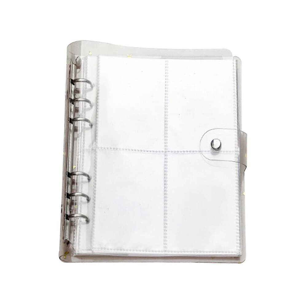 (3 inches high transp, One size) Lacquer Coin Album Clear Lacquer Coin Storage Loose Leaf Lacquer Coin Pocket Album Coin Collection Holder Book