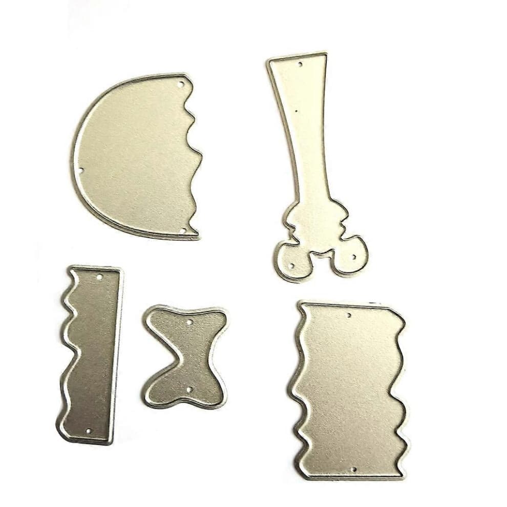 (As show, One size) Cartoon Ice Cream Shape Carbon Steel Cutting Dies DIY Scrapbooking Photo Album