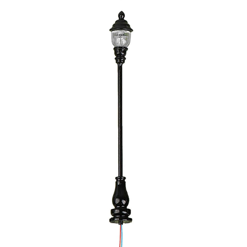(Section 1, One size) Christmas Village 1:87 Mini Street Light Model Miniature Post Light Train Lamps Street Lamps for Mini Landscape