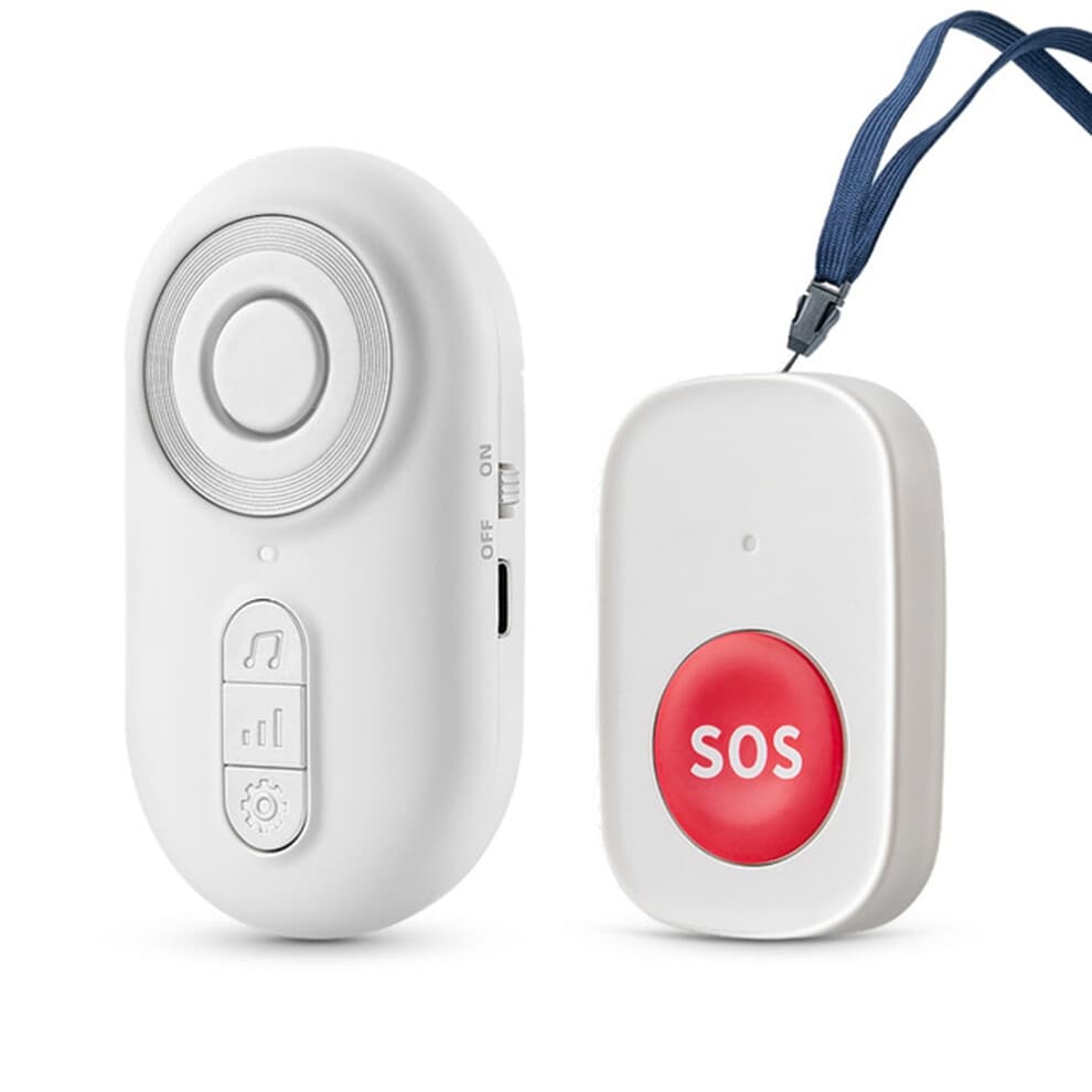 Caregiver Pager Wireless Nurse Call Buttons for Elderly Monitoring SOS Alert System Portable Alarm Bell
