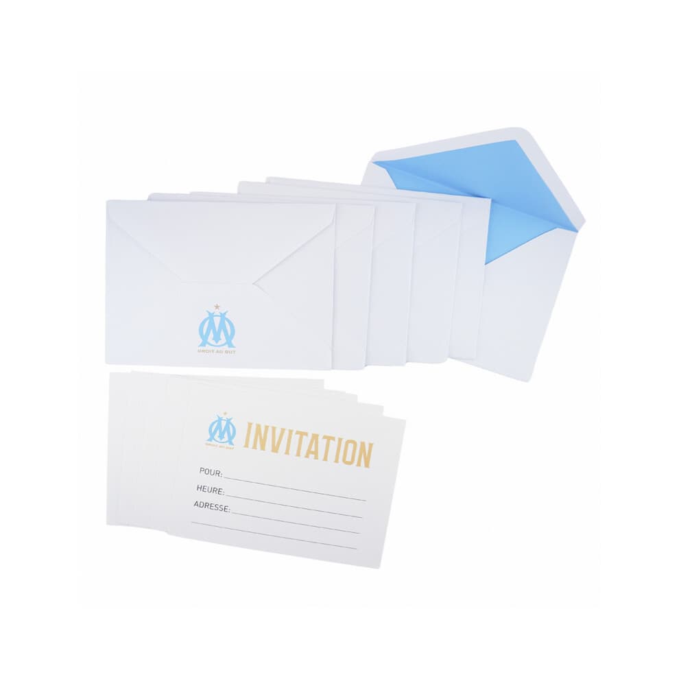 6 OM Invitations and Envelopes