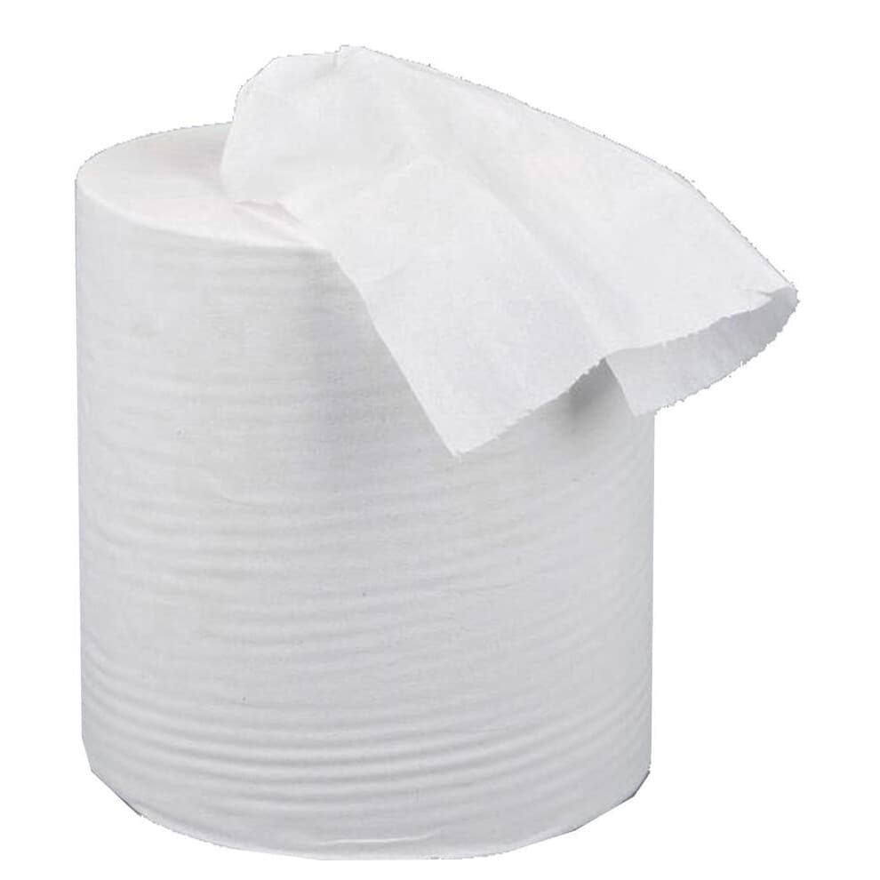 5 Star Facilities White 1-Ply Centrefeed Tissue Refill (Pack of 6)