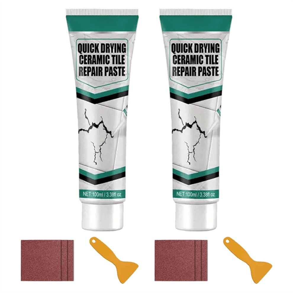 Tile & Marble Repair Paste Waterproof Bathroom Tub Floor Ceramic Crack Adhesive Universal Tool
